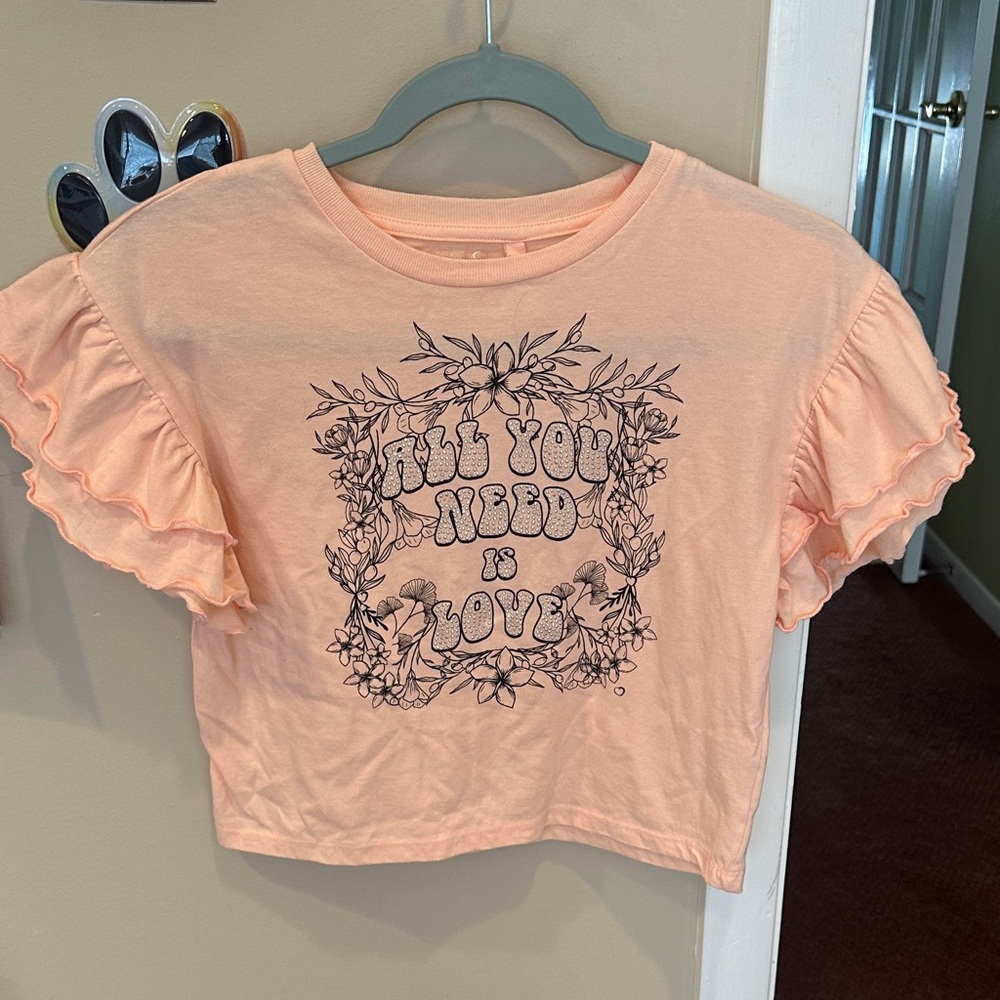 Jessica Simpson Peach Short Sleeve Tee